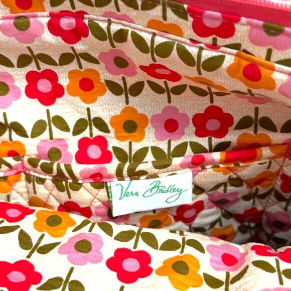 VERA BRADLEY Double Strap Tote Retired Folkloric Pattern Near Mint Super Clean - Picture 12 of 13